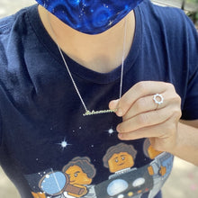 Load image into Gallery viewer, Astronomer Nameplate Necklace