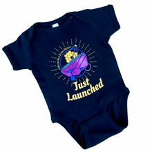 Load image into Gallery viewer, JWST Beyond Midnight &quot;Just Launched&quot; Baby Bodysuit