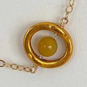Solar System Gold-Plated Necklace