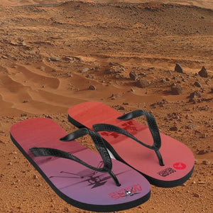 Mars Perseverance Rover & Ingenuity Helicopter Flip-Flops