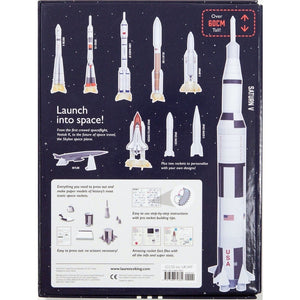 Space Racers DIY Paper Rocket Book