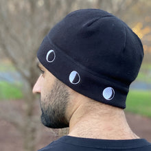 Load image into Gallery viewer, Moon Phases Fleece Beanie