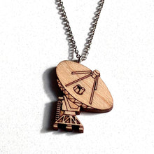 Load image into Gallery viewer, VLA Radio Telescope Wood Necklace