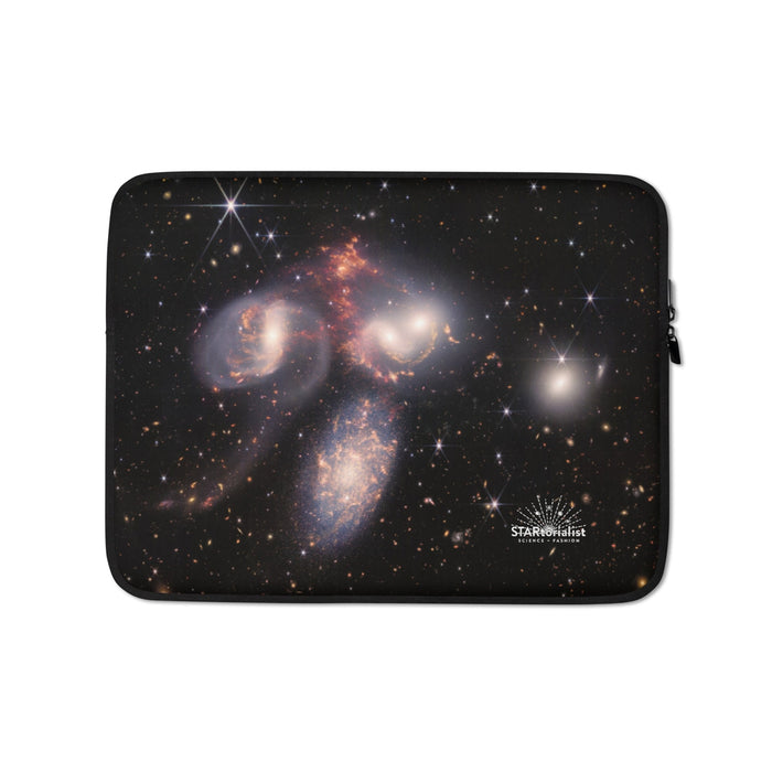 JWST Stephan's Quintet Galaxies Laptop Sleeve