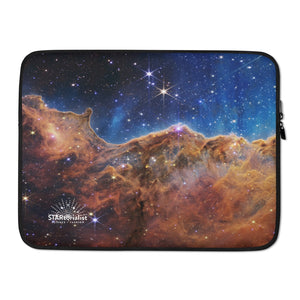 JWST Cosmic Cliffs Carina Nebula Laptop Sleeve