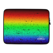 Load image into Gallery viewer, Solar Spectrum Rainbow Laptop Sleeve