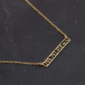 Speed of Light Necklace