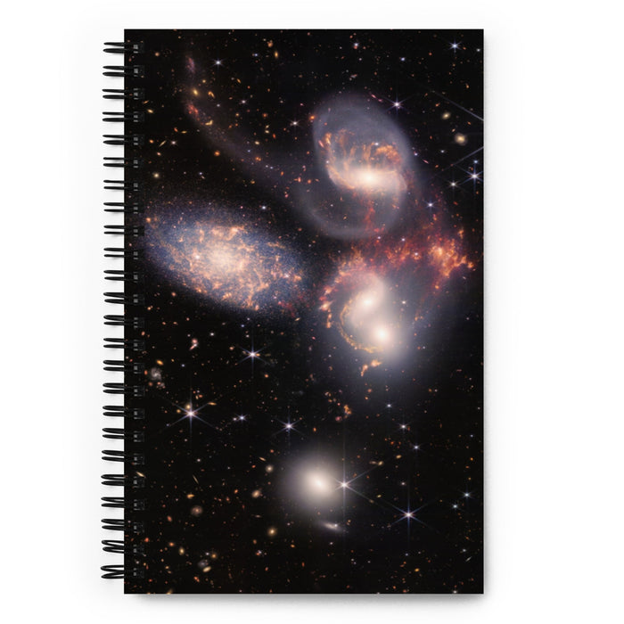 JWST Stephan's Quintet Galaxies Spiral Notebook