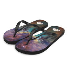 Load image into Gallery viewer, Lagoon Nebula Flip-Flops