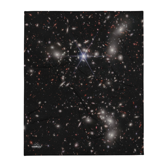 JWST Pandora's Cluster Throw Blanket