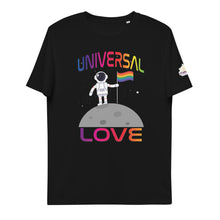 Load image into Gallery viewer, Universal Love Pride Unisex Organic T-Shirt