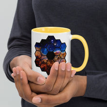 Load image into Gallery viewer, JWST Mirror Cosmic Cliffs Carina Nebula Mug with Color Inside